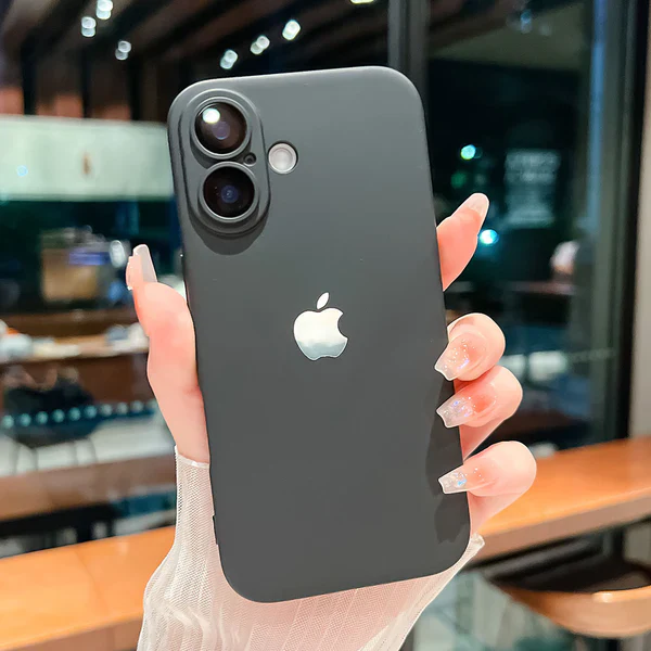 Frosted Magnetic Holder Case - iPhone 14 plus