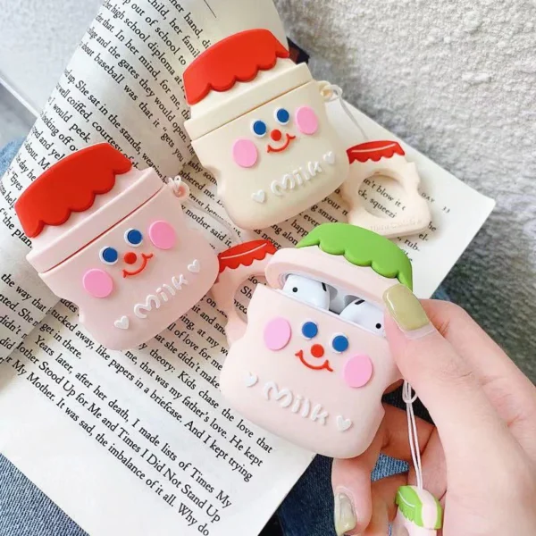 Milk Airpods Case For Iphone