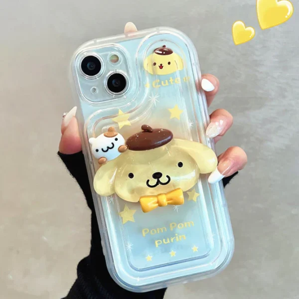 Cute Fold Phone Case for iphone 15 pro max